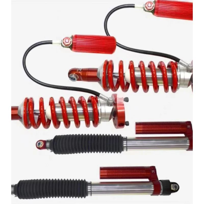 D23 D40 NP300 Coil Spring Nitrogen Gas Adjustable 4x4 Shock Absorber Off Road Suspension 2 Inches Lift Kit
