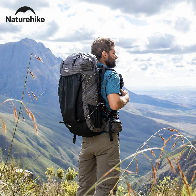 Naturehike 2026 New 45L Camping Backpack Large Capacity Rainproof Travel Bag Ultralight Ergonomic Trekking Bag Hiking Backpack 썸네일 2