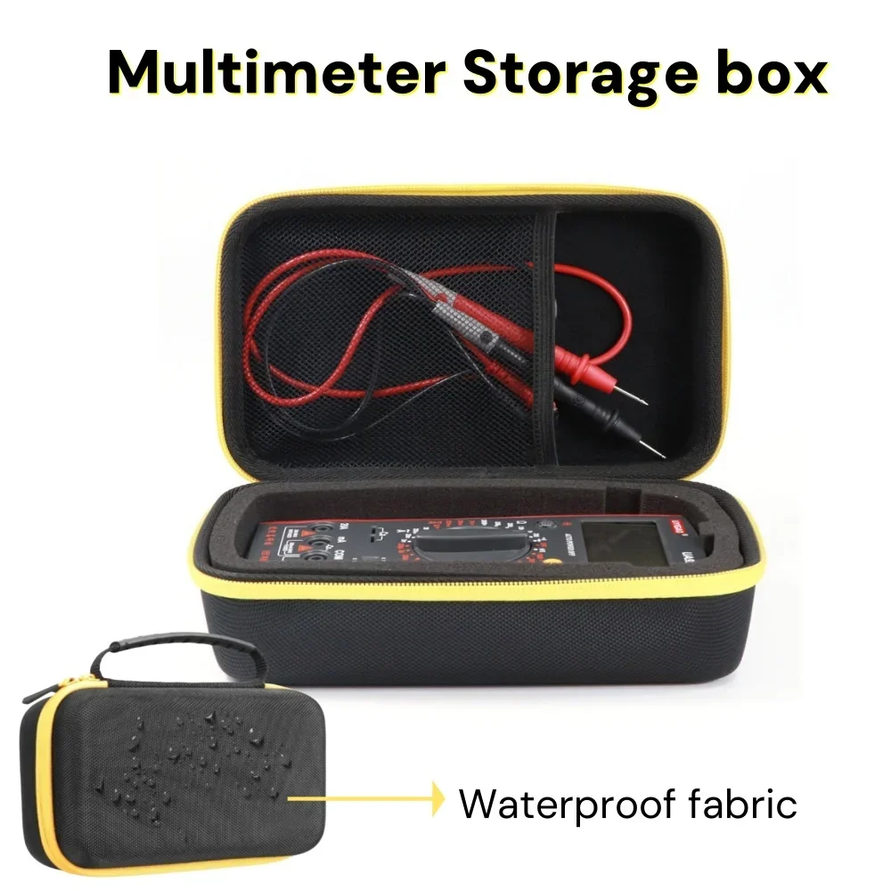 Hard Multimeter Shockproof Case EVA Bag for Fluke F117C/F17B+/F15B+Multimeter Tool Bag Shockproof Universal Case Digital