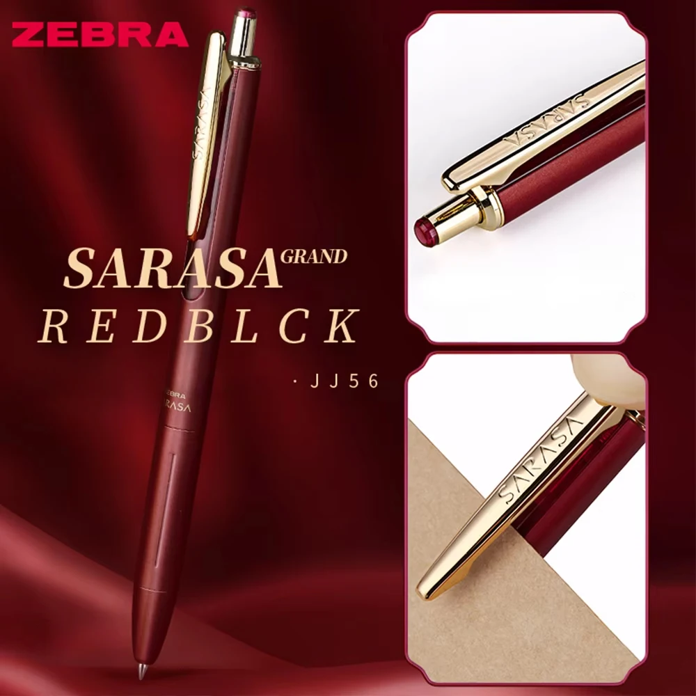 1+2refill Japan Zebra Sarasa Gel Pen Metal Holder JJ57 Vintage 0.5mm High-quality Business Signature Office Writing Stationery