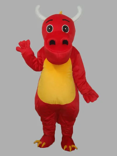 Nieuwe Volwassen Karakter Grote Neus Dragon Mascot Kostuum Halloween Kerst Jurk Full Body Props Outfit Mascotte Kostuum