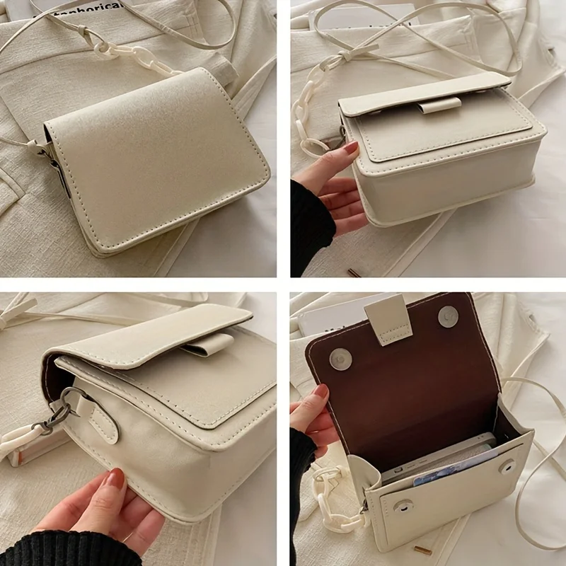 Spring New Simple Women Shoulder Crossbody Bag Minimalist Fashion Versatile Phone Bag For Daily Commute And Shopping