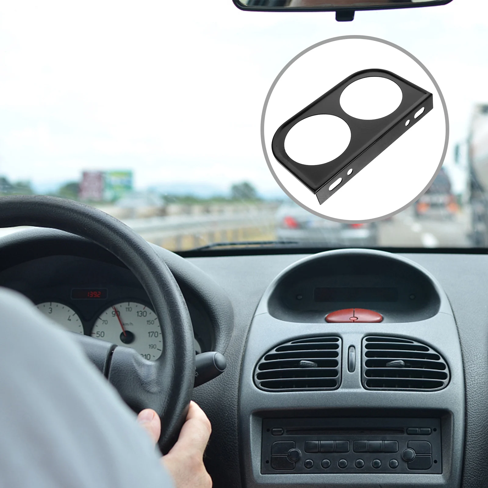 

Instrument Rack Meter Mount Holder Dashboard Digital Mounting Bracket Gauge Automotive Meter Gauge Mount Combo Automotive