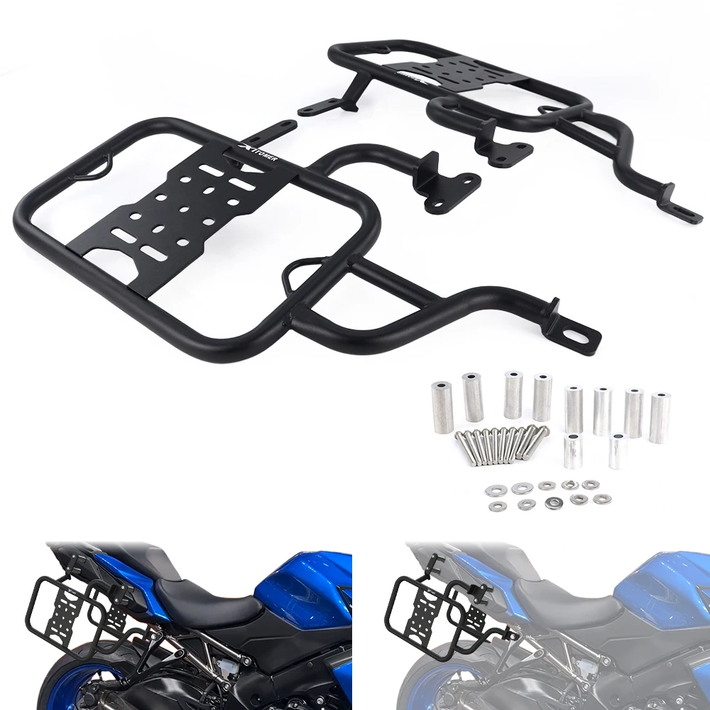 

Side Luggage Rack Motorcycle Saddlebag Support Bracket Pannier Racks Side carrier GSX-S1000GT /GSX-S1000GT+ 2022-2025 For Suzuki
