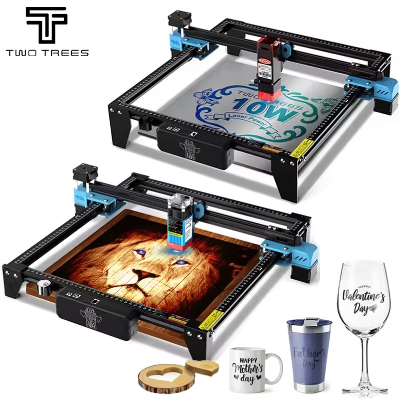 

TWO TREES TTS pro 5.5W 10W Laser Engraver Cutting With APP Wifi Offline Control 30000mm/min Speed Laser Engraving Machine