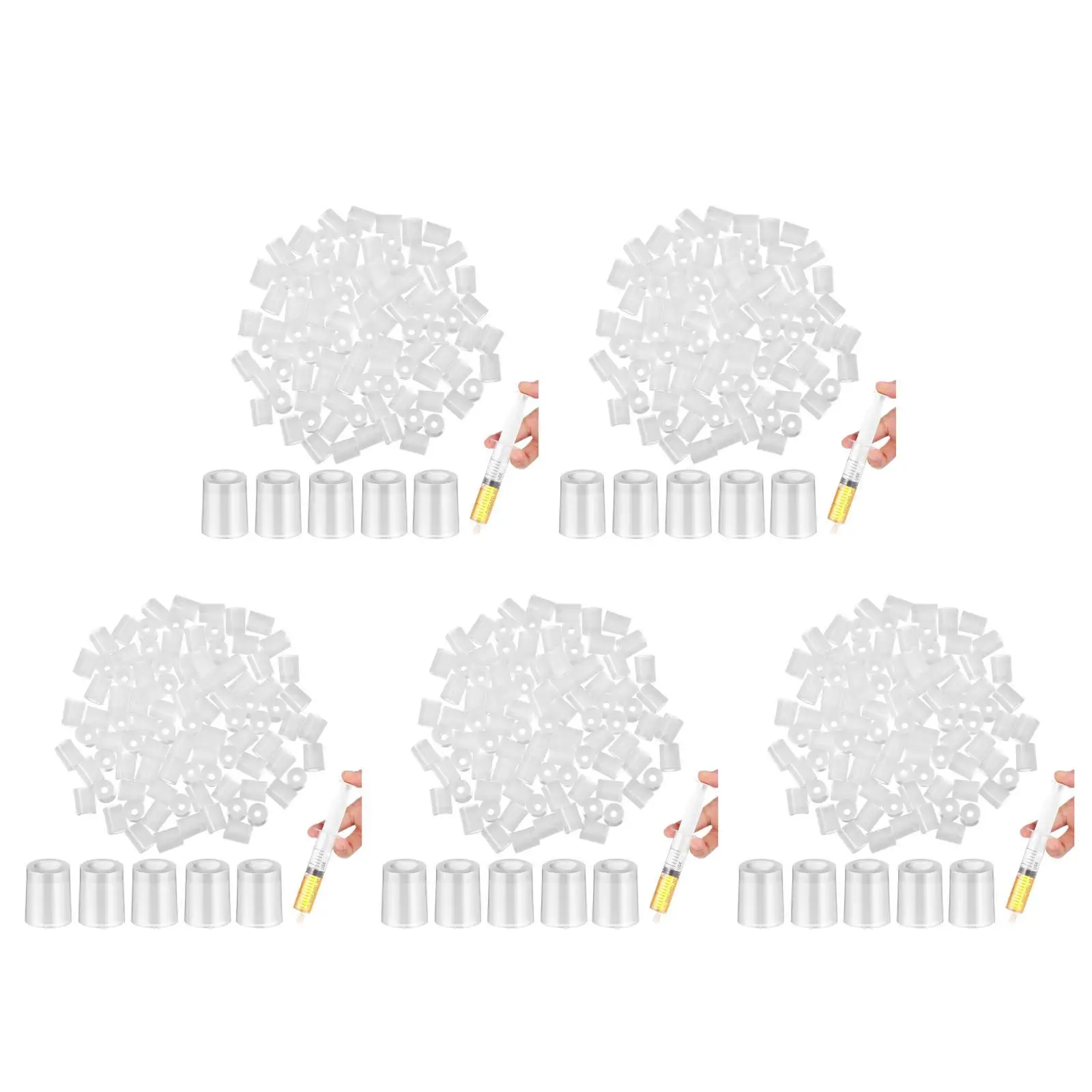 

5pcs Set of 5 Pump Transfer Tool for Perfume Injection Adapter Refill Pp Extractor Dispenser