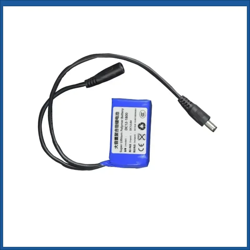New Portable DC12-1800 12V Polymer Lithium Battery Pack 1800mAh Rechargeable for 3 strings Heating Clothing Lithium Battery