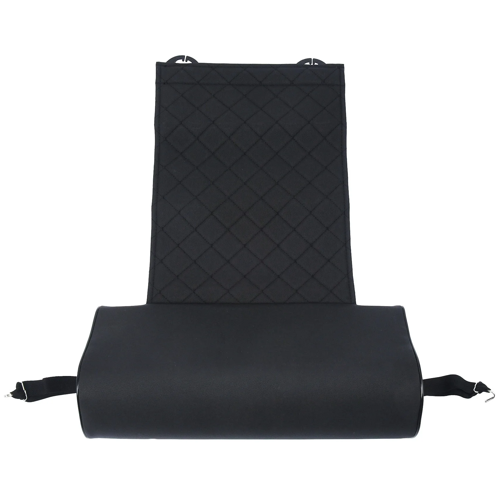 Automobile Seat Leather Leg Pad Support Extension Mat Black SUP