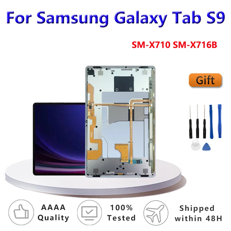 11.0'' OEM For Samsung Galaxy Tab S9 SM-X710 SM-X716B LCD Touch