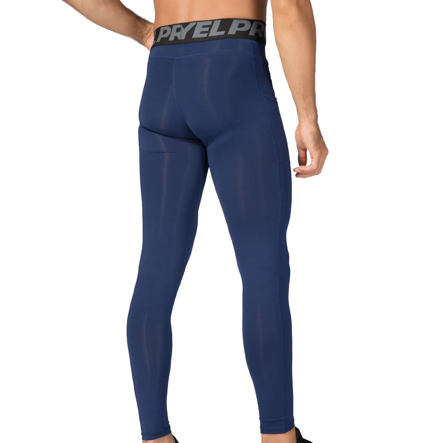 Pantalon de compression à séchage rapide pour homme, collants d'entraînement, de gym, de fitness, de jogging, de sport