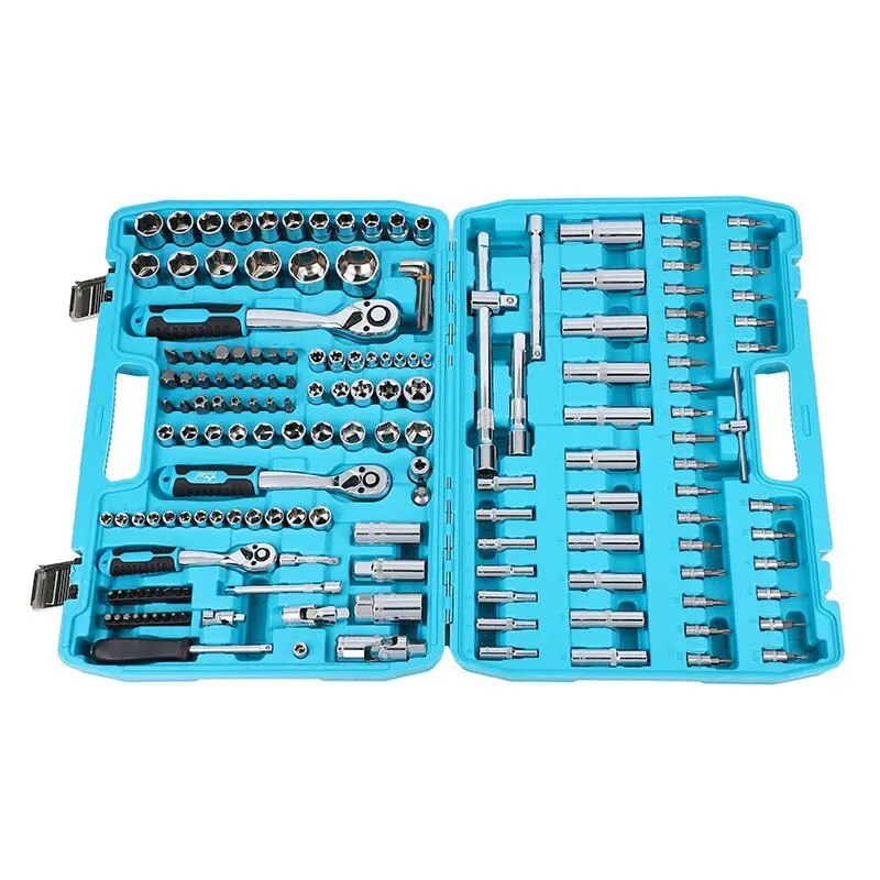 For 172 Piece Set Of Hardware Tools, Car Maintenance Tool Set, Wrench Combination Set