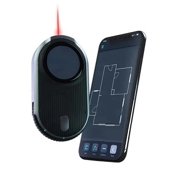 6 In1 Laser Measuring Tool Distance Measurer Scale 2d Floorplan Scanner Mini Digital Protractor Electronic Measuring Instruments