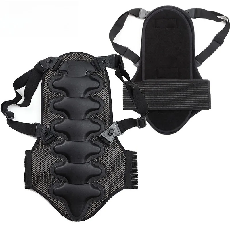 Ski Body Protector Spine Protection Vest Outdoor Sports Thick Back Protector for Extreme Sports Horse Riding Anti-fall Armor