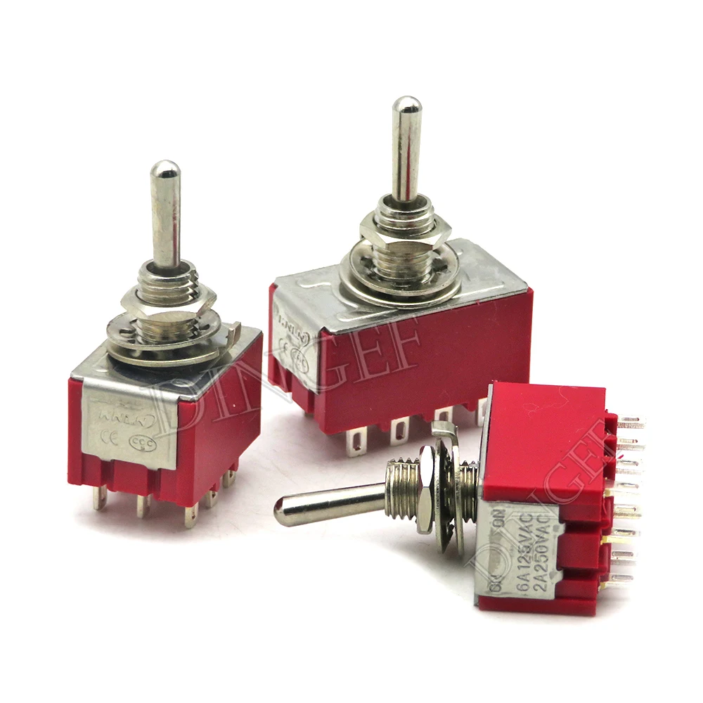 

Toggle Switch Mini Switches 2 Position 3 Position Latching Switch MTS-302 MTS-303 MTS-402 MTS-403 ON-ON ON-OFF-ON SPDT DPDT