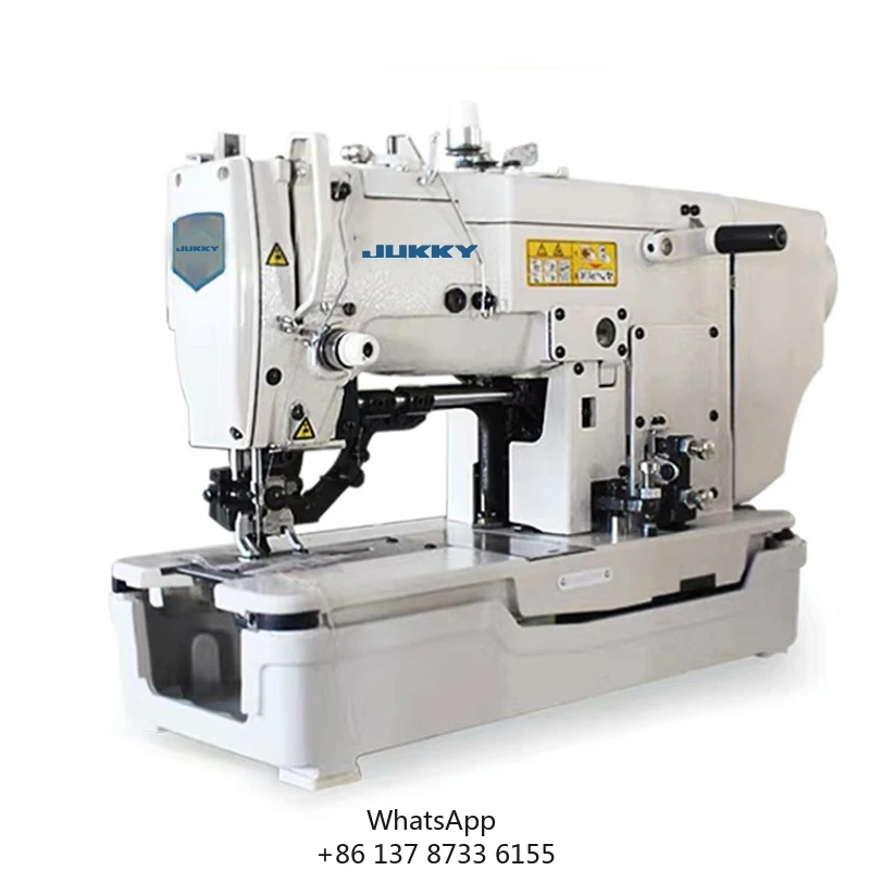 JUKKY Brand 781D Direct Drive Flat Head High Speed Key Hole Straight Eyelet Button Holing Industrial Sewing Machine