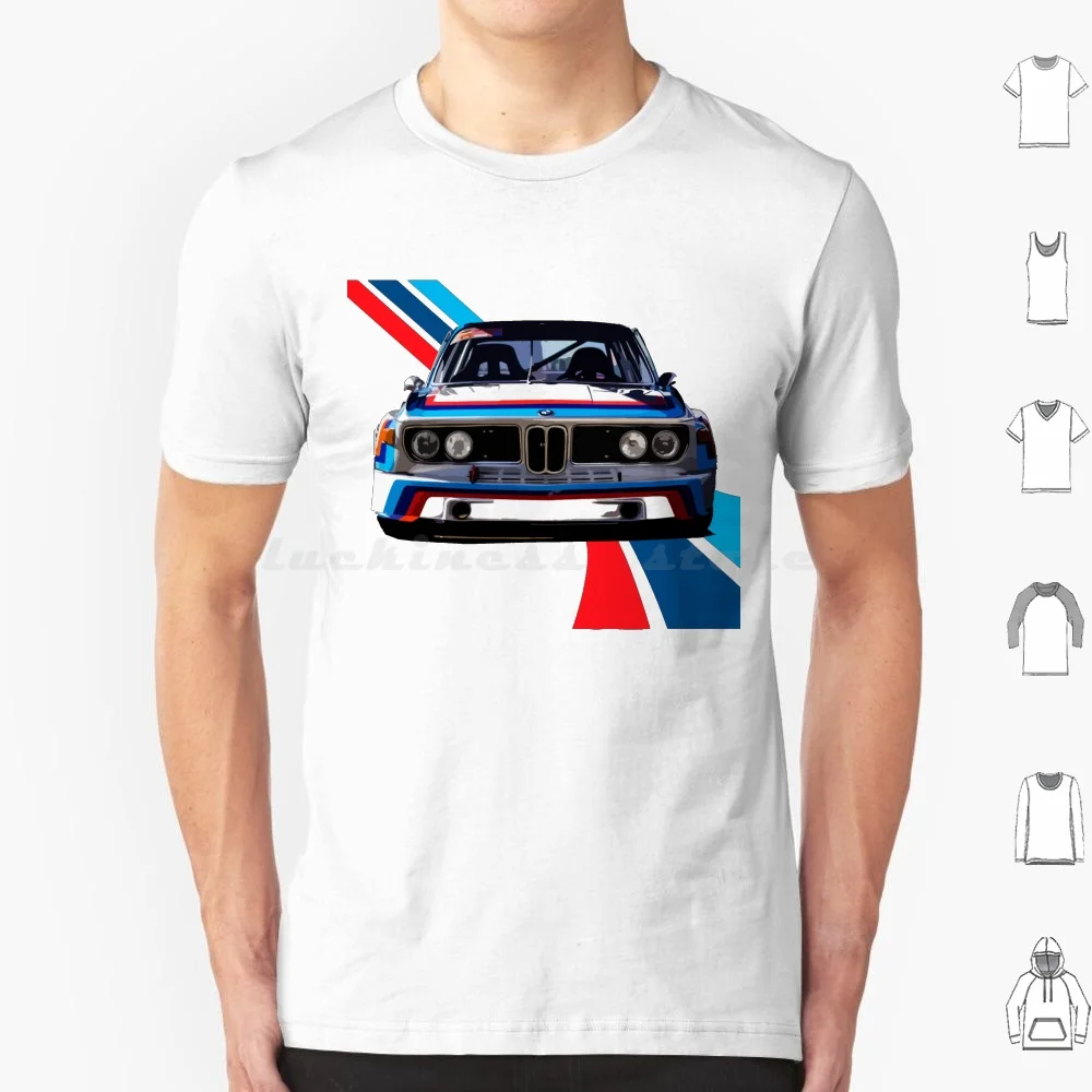 3.0 Csl Race Car T Shirt Cotton Men Women DIY Print Car Race Car Racing Motoring Transportation Automotive Legacy Motorsports