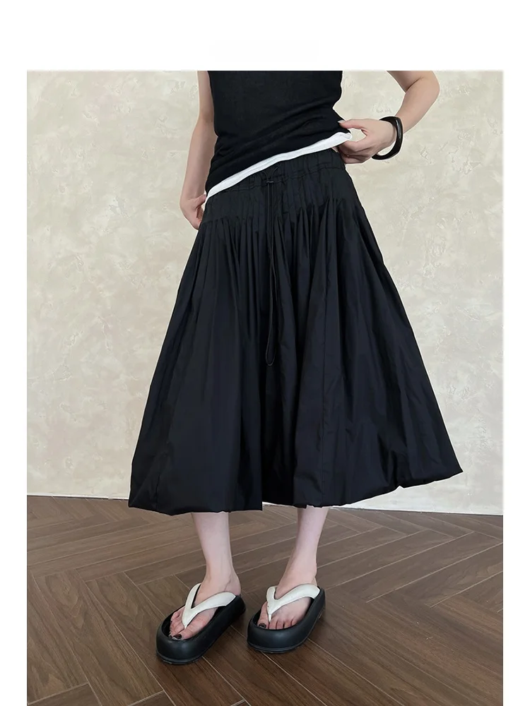 

Юбка Arete Ak Commute Sle из смесового хлопка с высокой талией, женская, на раннюю весну, с эластичной талией, утягивающая, пышная, для повседневной носки