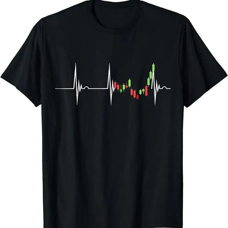 Day Trading Heartbeat Ekg Pulse Stock Market Trader T Shirt