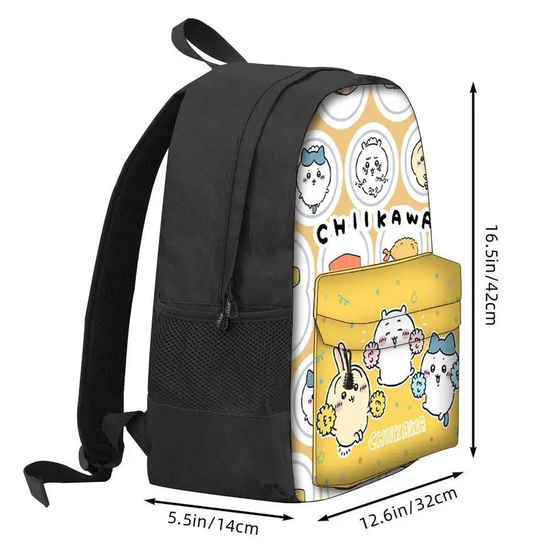 Kawaii Chiikawa-bolsa escolar Popular de alta capacidad, bolso de papelería para estudiantes, bolso escolar de uso diario, billetera para estudiantes, regalos para niñas