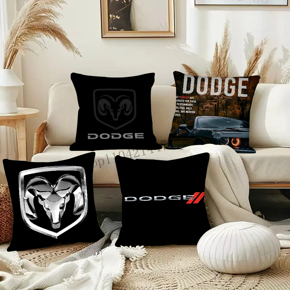 Fashion Brand D-DODGE Pillow Case Square Bedroom Sofa Leisure Comfort Cushion Car Living Room Home Decoration