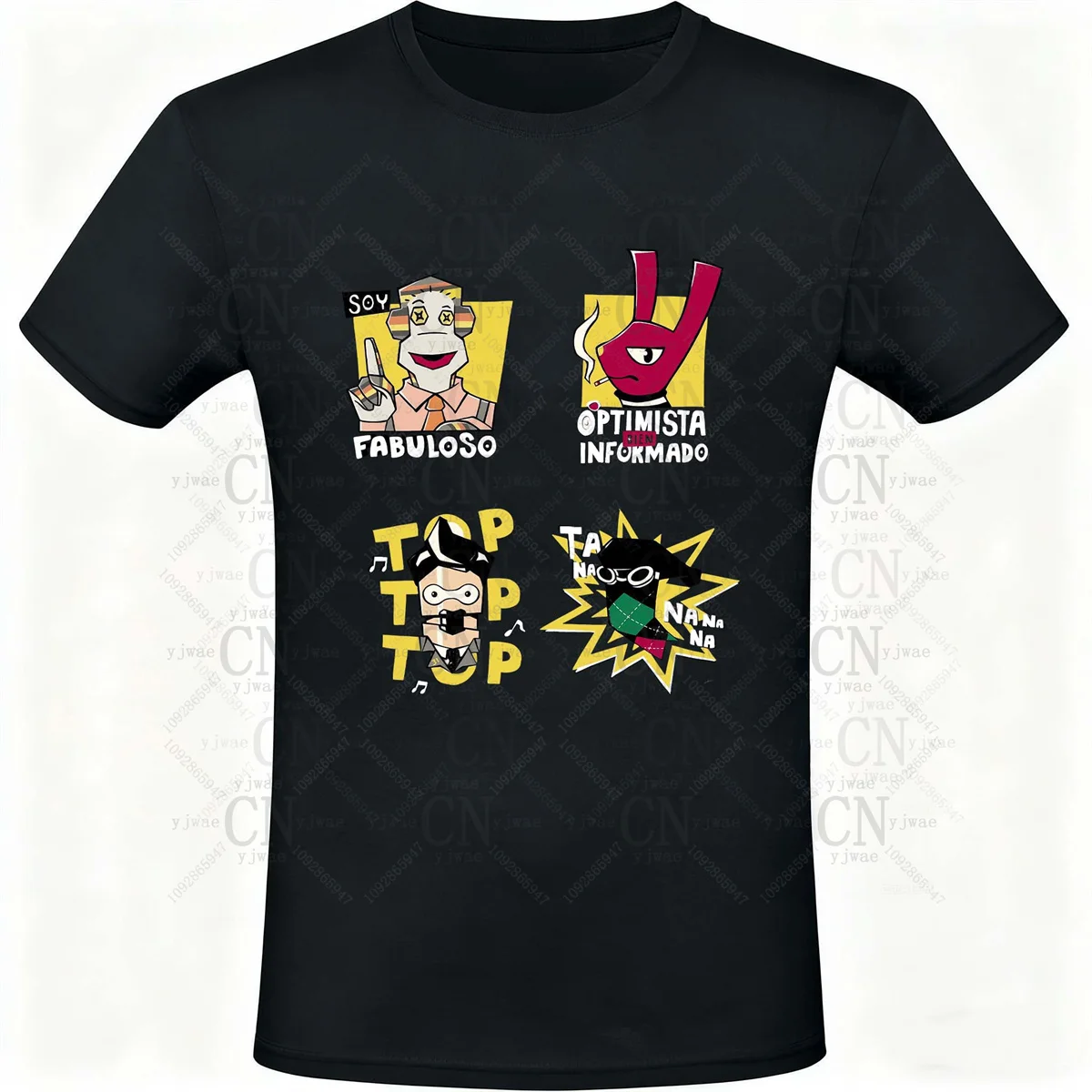 31 دقيقة تشيلي برنامج الأخبار المتناقضة الكرتون دمية الجرافيك تي شيرت الصيف للجنسين القطن قصير الأكمام المرأة تي شيرت #6