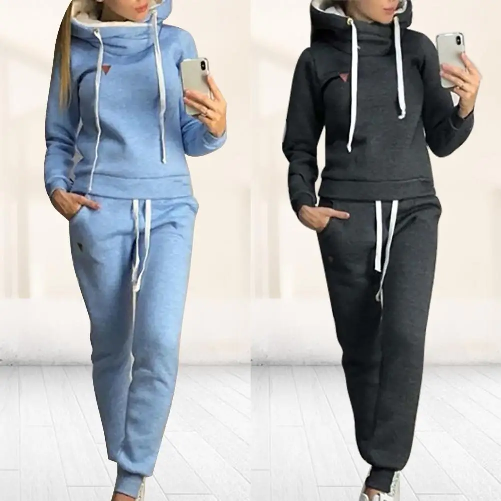 Women Tracksuit Autumn and Winter Pullovers Sweatshirts Jogging Suit Casual Long Pants Sports Suit Women Two Piece Outfits 2023