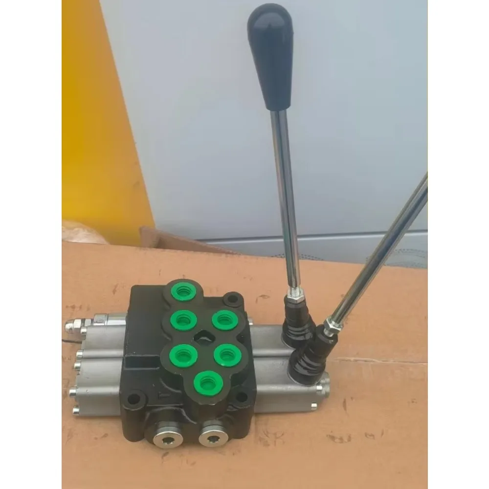 Manual bidirectional controller hydraulic bidirectional directional valve accessories 31.5MPa G1/2 interface pipeline structure