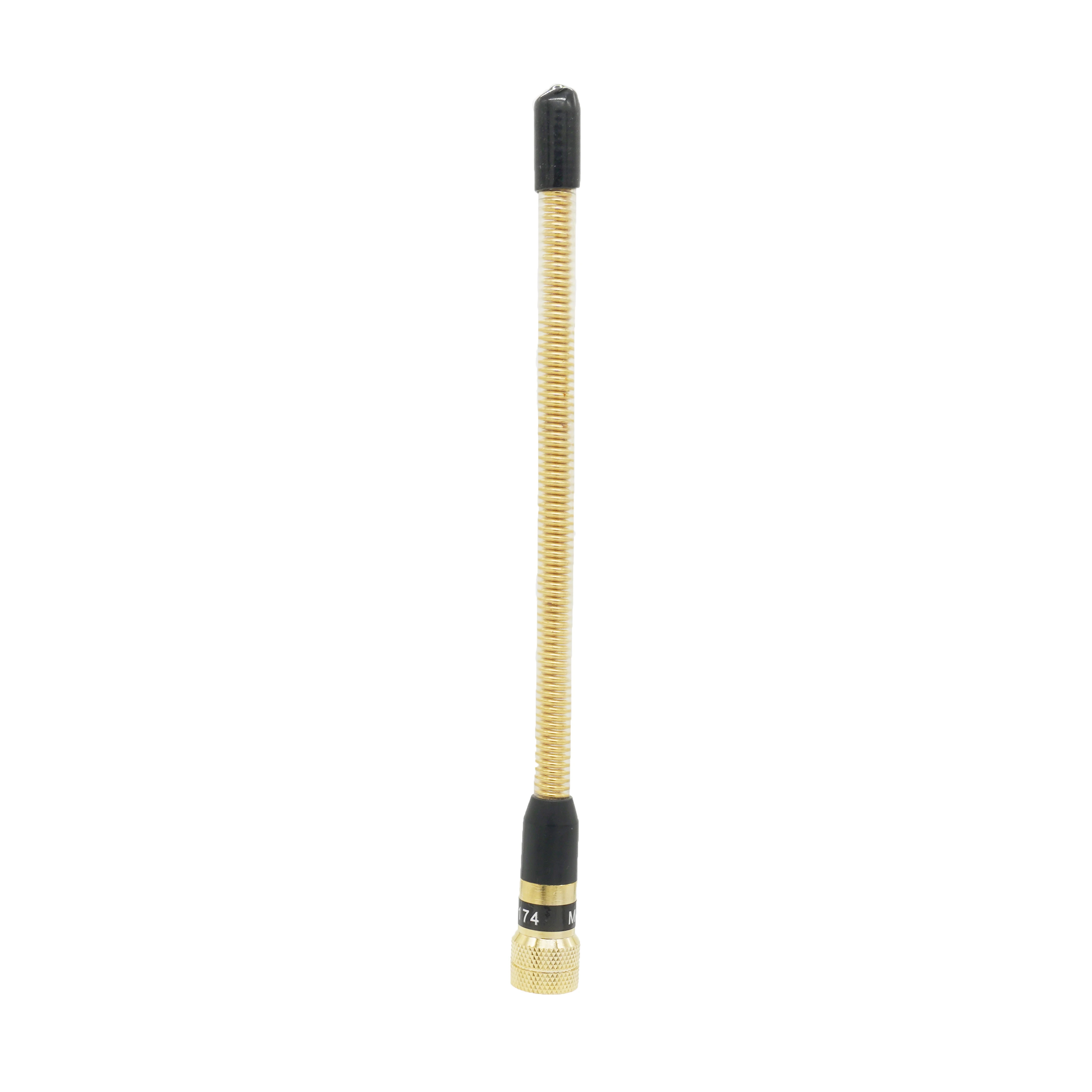 

Walkie Talkie Metal Gold Spring Antenna SMA-Male VHF 136-174Mhz Antenna Two Way Radio For YAESU VX-3R/6R/7R