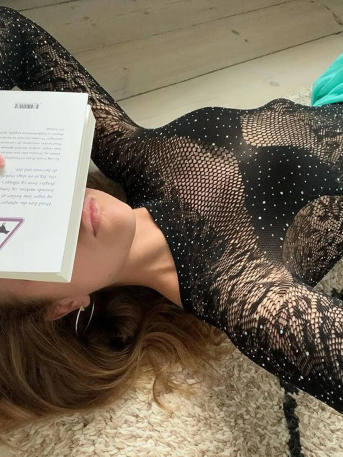 

KKX Sexy Spicy Girl Hollow out Me Leopard Print Rhinestone Long Sve Top Street Faion Slim Fit Base Suit