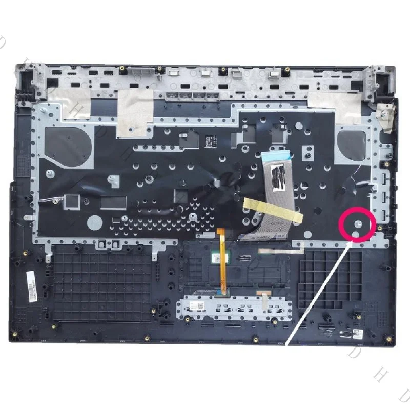 B+17.3'' New UK Palmrest 8PIN RGB Backlit Keyboard For Asus G731GT GL731GT P/N 90NR01T3-R37UK1 Laptop