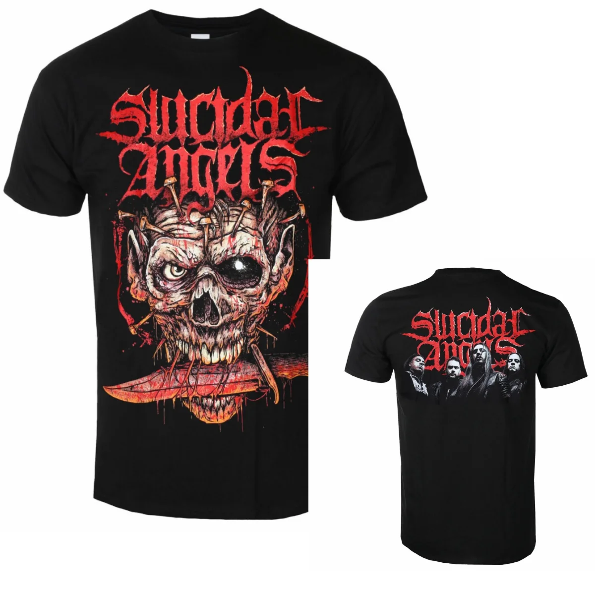 2026 Suicidal Angels Graphic Cotton T-shirt Unisex Summer Short Sleeve Fashion Brand Tee Luxury Casual Vintage Tees
