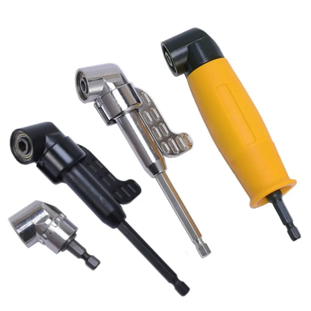

Short/Long Drill Adapter Attachment Magnetic Socket 105/90 Degree Angled Screwdriver Extension Bit Flexible Adjustable