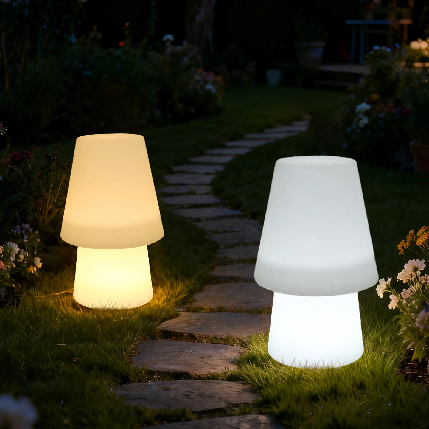 Solar atmosphere floor lamp luminous outdoor waterproof landscape garden lawn lamp