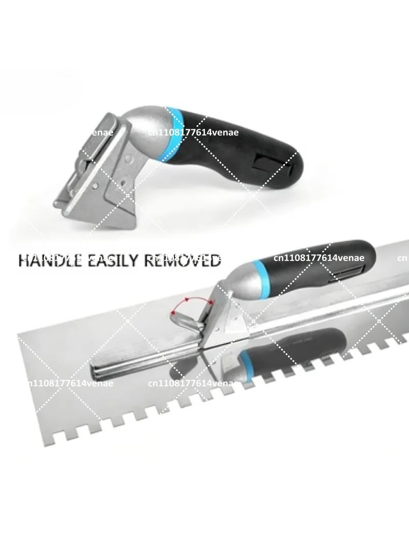 Stainless Steel Large Spring Knife Serrated Spatula Paving Tile Ash Shovel Tool with 6 Blades