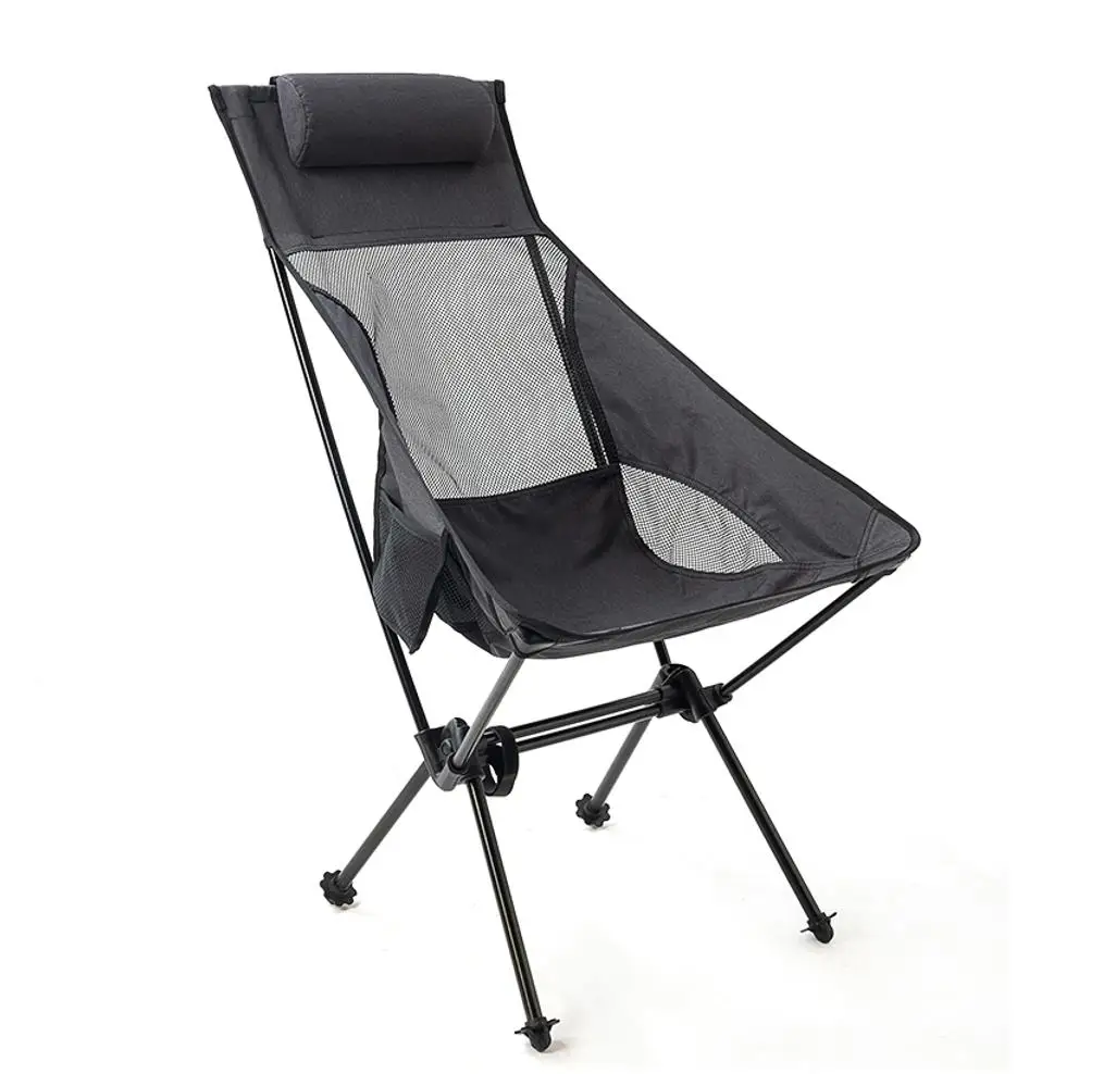 Foldable Lightweight Portable Moon Camp Beach Chair Folding Camping Chair For Outdoor