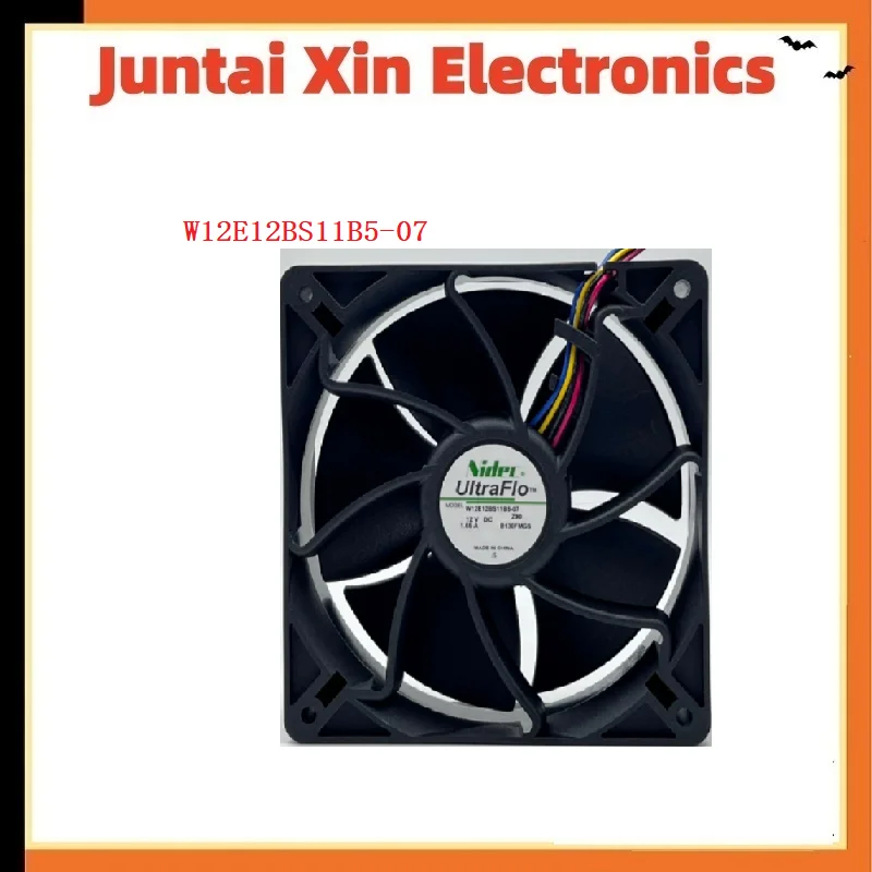 1PCS/LOT W12E12BS11B5-07 12V 1.65A 12CM Cooling Fan 120*120*38MM