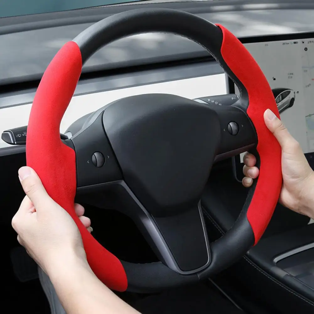 

Steering Wheel Protectors 1 Pair Soft Segmented Comfortable Touch Unisex Steering Wheel Covers Car Interior Supplies