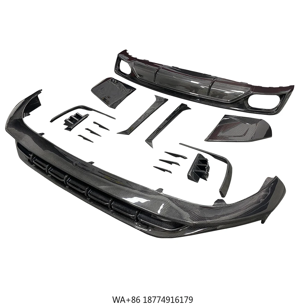 

Модернизированный карбоновый комплект кузова AB, передняя губа, задний спойлер, диффузор для Q8