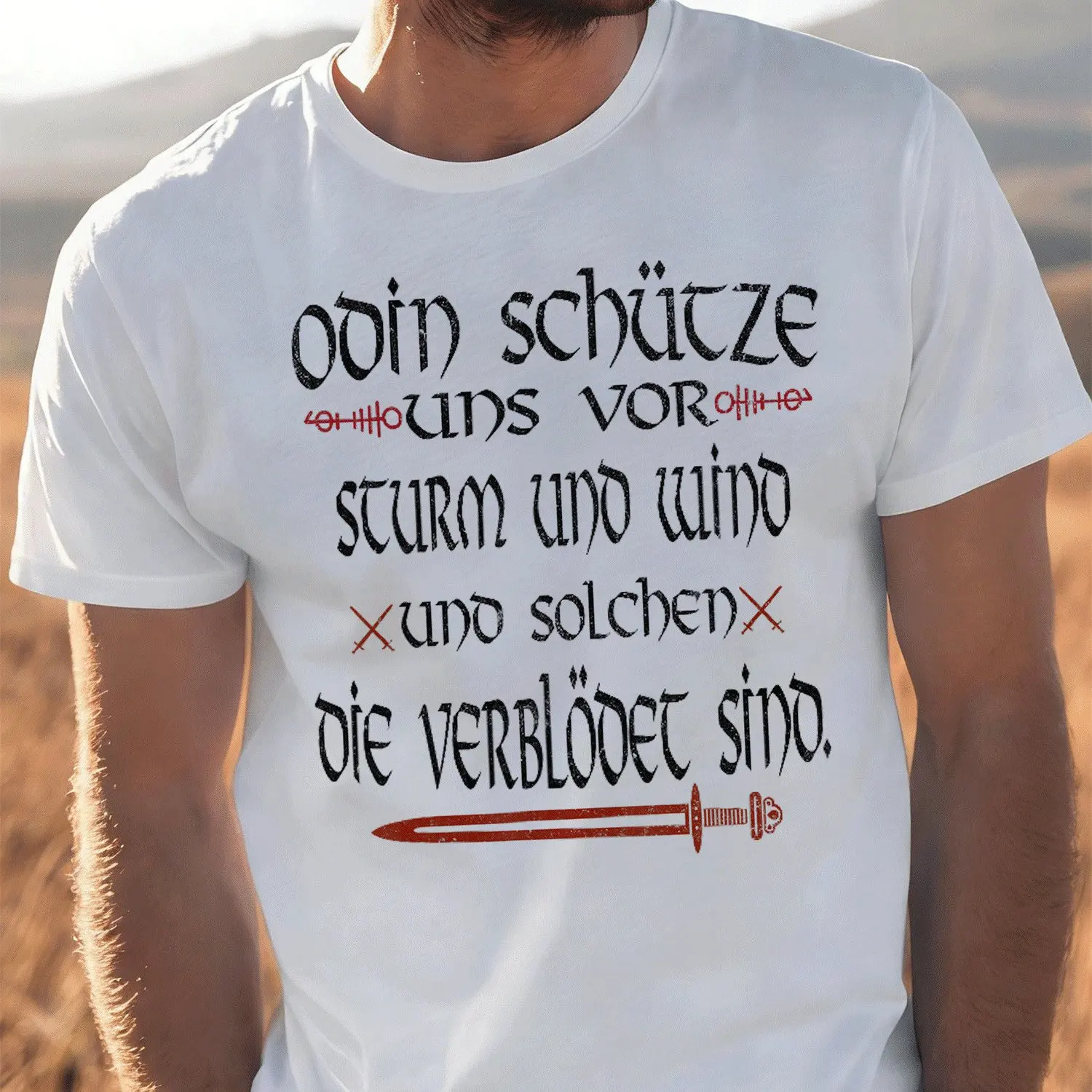 Odin Power: Fearless of Storms - A Fun Unisex All Season Viking T-shirt. It Is The Perfect Gift for Friends, Family, and Fans