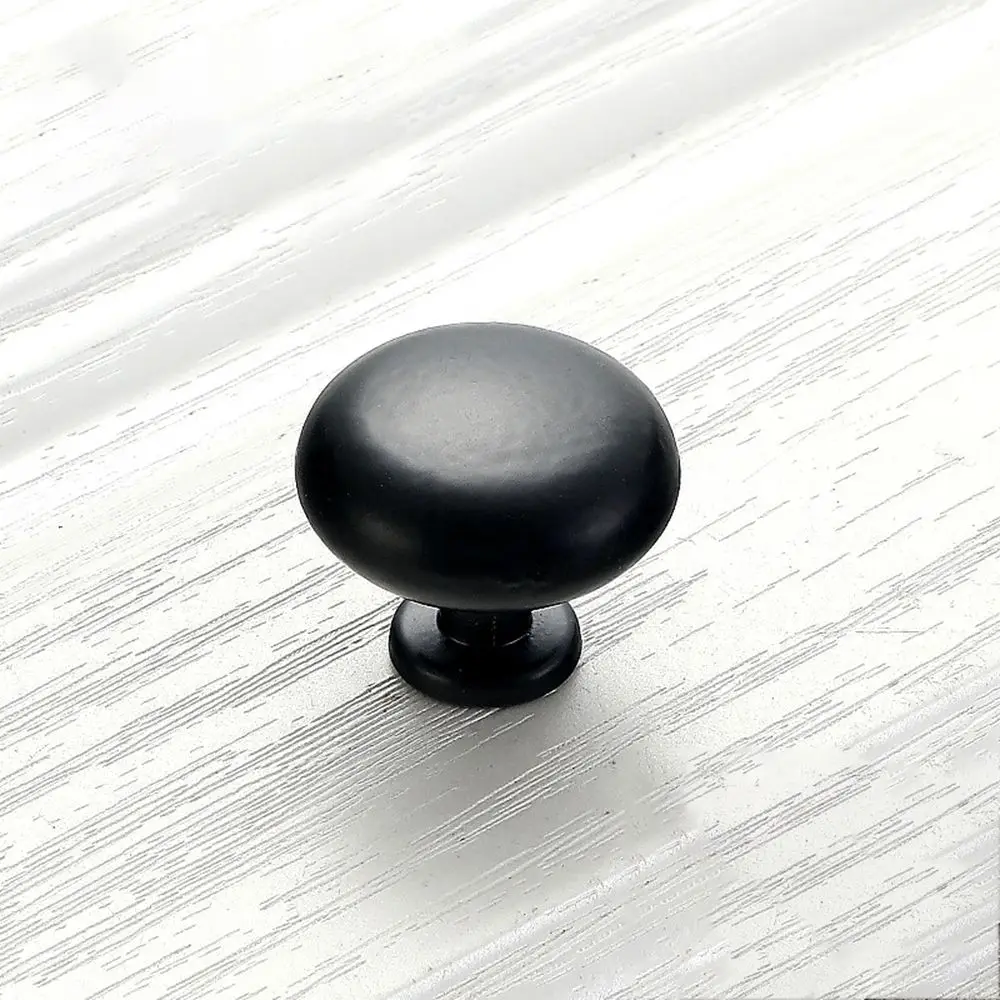 Matte Black American Style Wardrobe Kitchen Home Improvement Furniture Hardware Cabinet Handles Cupboard Knobs Drawer Pulls