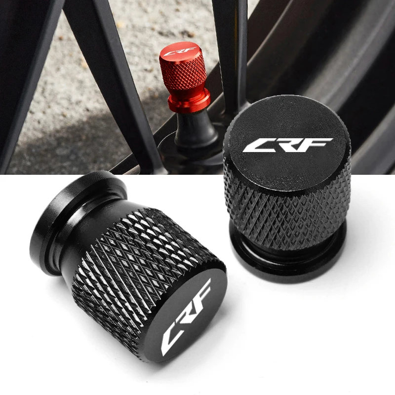 

For HONDA CRF 150 250 450 CRF150 R/F CR450 R/X/RX 2 Pcs Motorcycle Tire Valve Air Port Stem Cover Caps CNC Aluminum Accessories