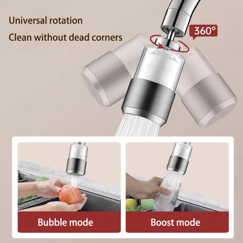 Faucet Filter Extender Adjustable Angle Household Anti-splash Spout Filter Universal Water Purifier Accessories