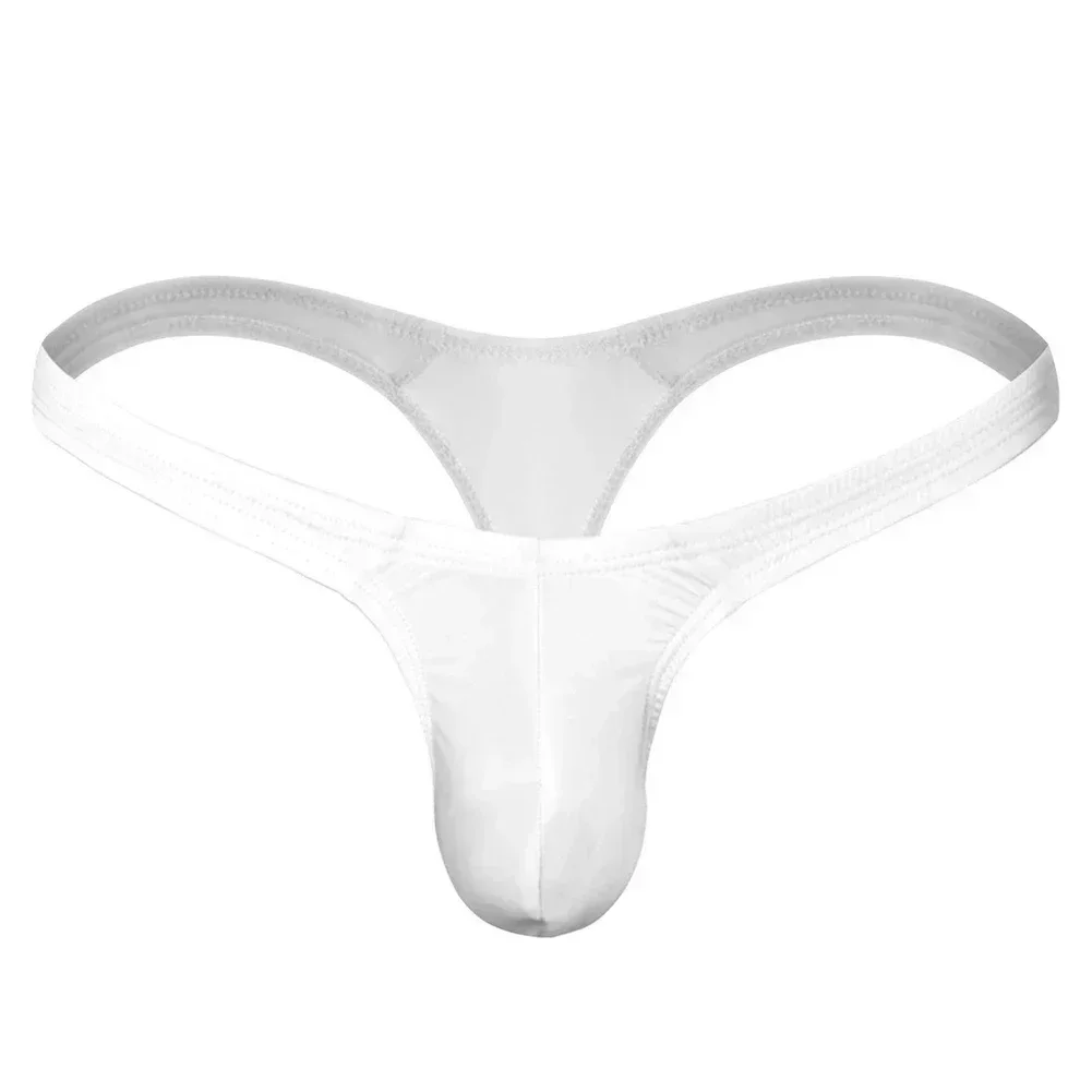 Clothes Men Thong Breathable Briefs Bugle Pouch Comfortable G-String Jockstrap Lingerie Panties Sexy Soft Solid