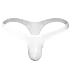 Clothes Men Thong Breathable Briefs Bugle Pouch Comfortable G-String Jockstrap Lingerie Panties Sexy Soft Solid