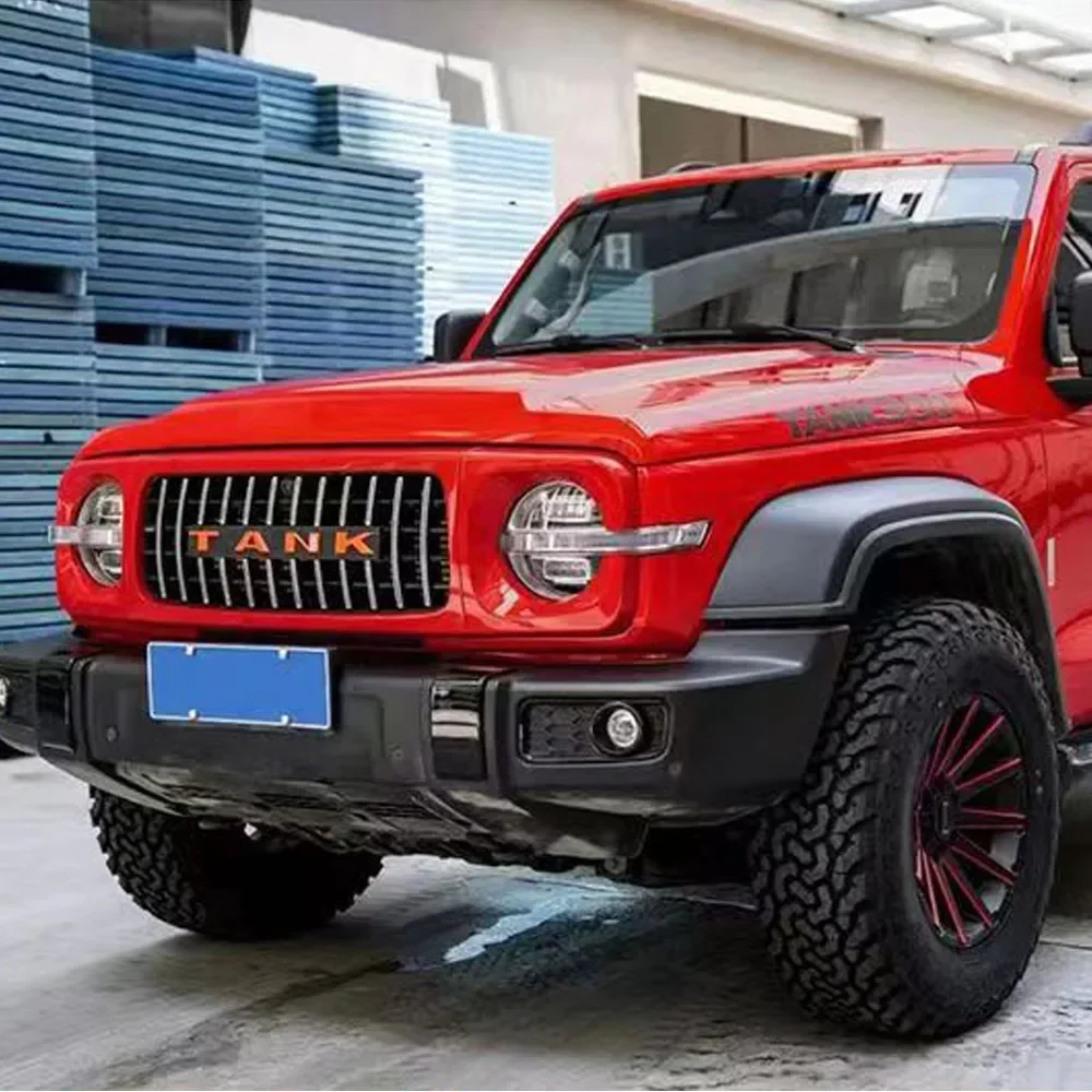 Nowość! Dla WEY GWM Tank 300 Kratka przednia GT Off-road Car Styling Racing Grill Face Grille Logo Modyfikacja wyglądu 2021 2022 20