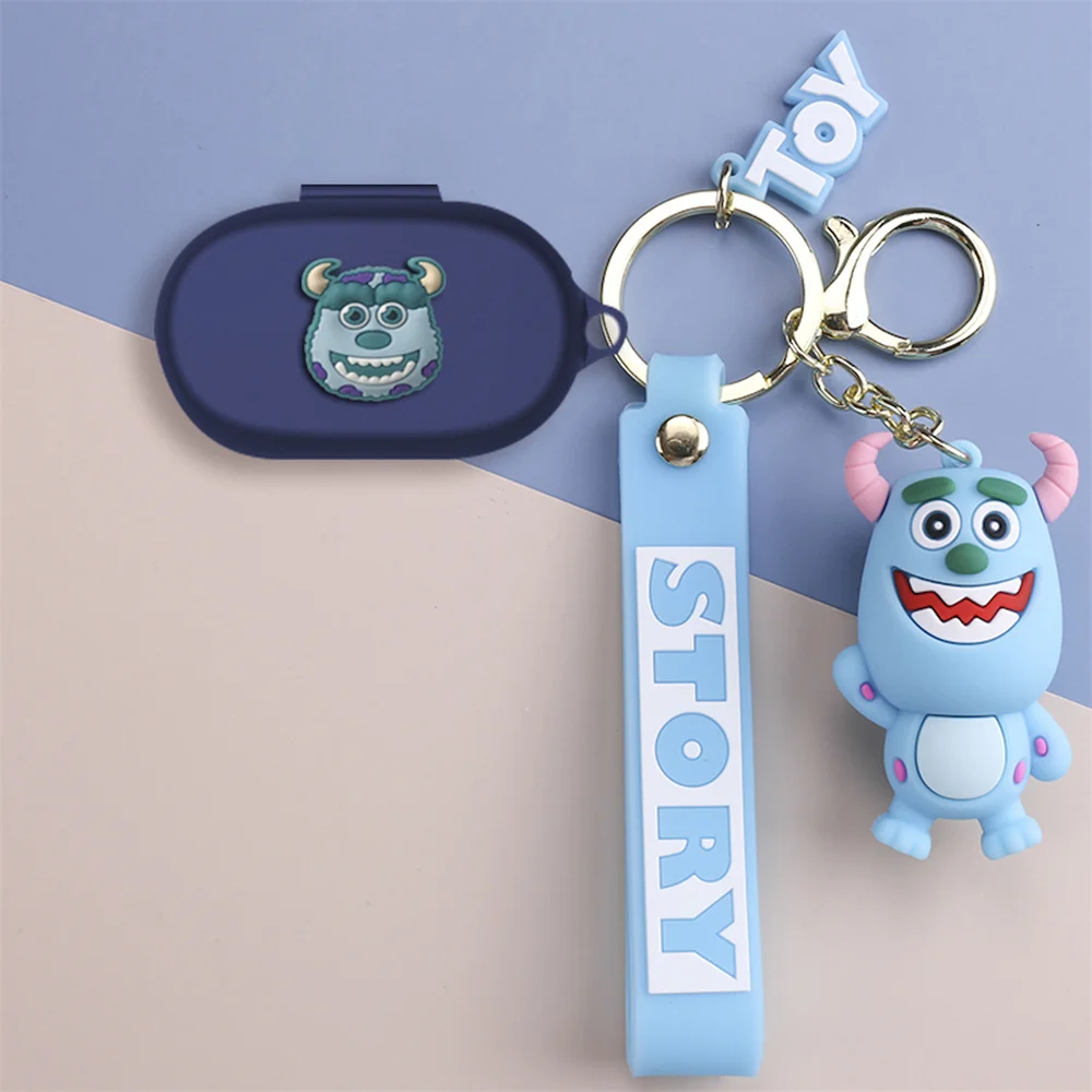 HOT Cute Cartoon Anime Stitch Dinosaur Soft Silicone Earphone Case for Jabra Elite 7 Pro Protective Cover with Lovely Keychain