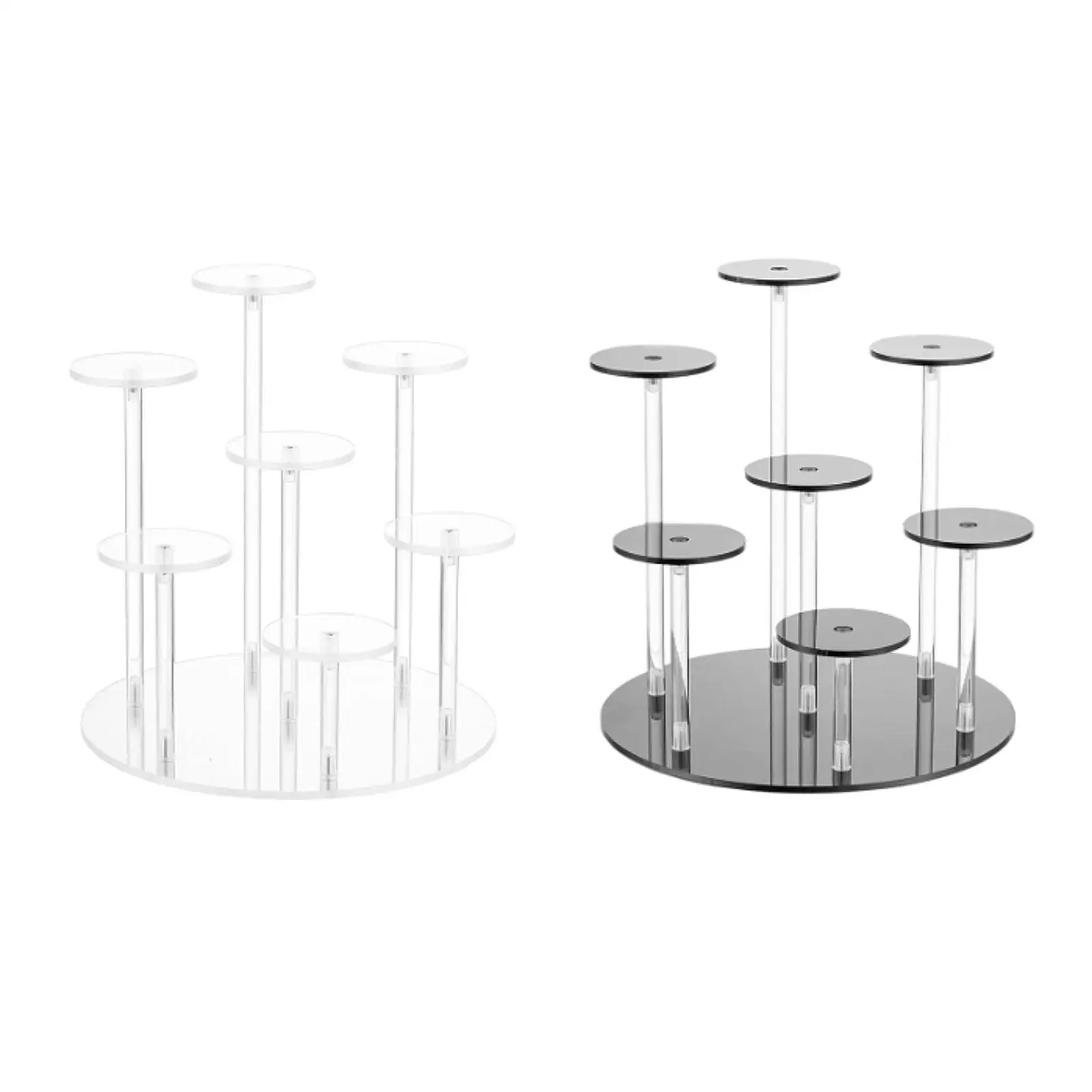 

Acrylic Display Stand for Jewelry, 7 Tier Riser for Rings And Earrings