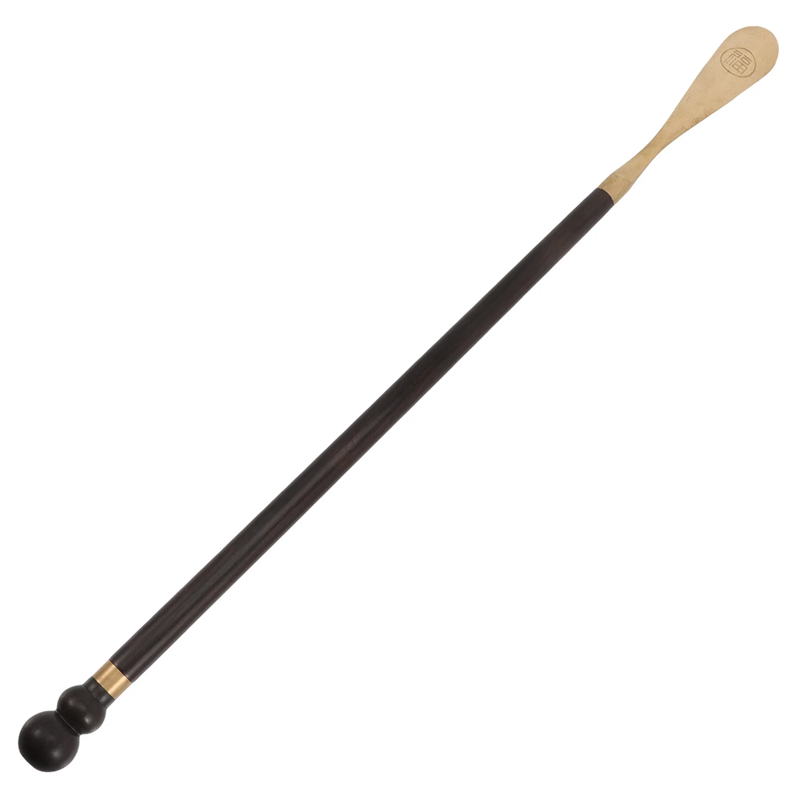 Long Handled Shoehorn Premium Wood Copper Shoe Lifter Household Travel Shoe Helper Easy Wearing Tool for Men Women