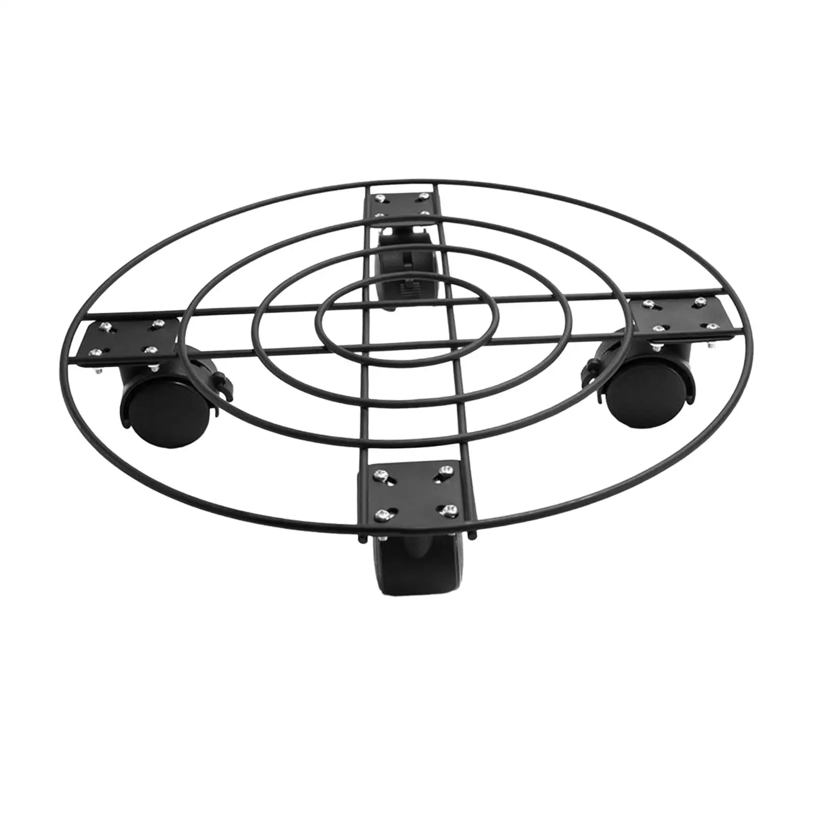 Plant Stand with Wheels Pallet Trolley Potted Rolling Plant Stand Holder Potted Plant Mover Stand for Backyard Garden Patio