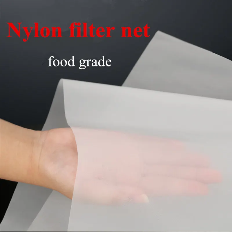 300 mesh/In 48 micron gauze water nylon filter mesh soya bean paint screen coffee wine net fabric industrial filter cloth 3 size